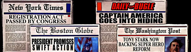 the daily bugle among some major papers