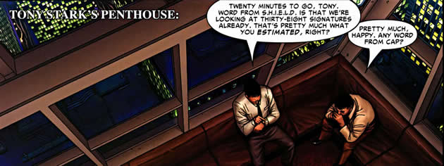 tony stark in his penthouse
