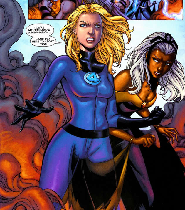 invisible woman and storm