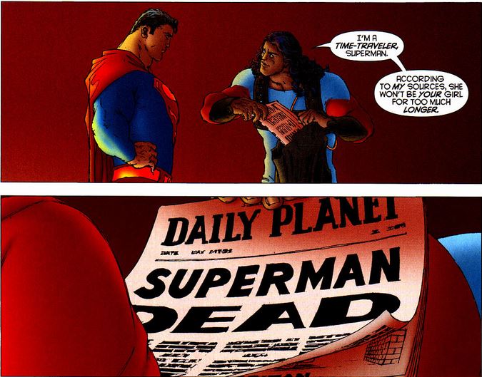 samson talking to superman