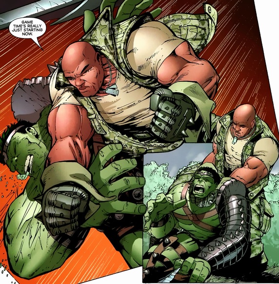 Gedion attacks Hulk