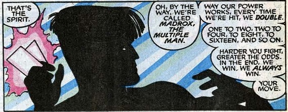 Gambing listens to Madrox